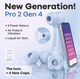 Satisfyer Pro 2 Generation 4 with its four caps and the Satisfyer Connect app