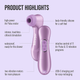 Satisfyer Pro 2 Generation 4 in purple with product highlights