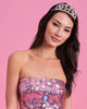 White and pink rhinestone novelty bachelorette tiara