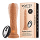 FemmeFunn Vortex Turbo Shaft 2.0 vibrating rotating dildo in beige