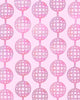 Pink laser cut disco ball foil party curtain