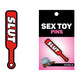 Sex Toy Pin Paddle Slut