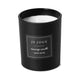 Je Joue Luxury Massage Candle Jasmine & Lily, lit candle with melted wax pool