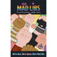 We're Here, We're Queer, We're Mad Libs front cover with raised fists on a rainbow background