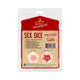 Sex Dice All-Inclusive blister card, back view with rules