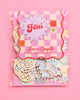 Pink and iridescent disco themed party confetti