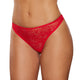 Allure All Wrapped Up Lace Front Thong with Mesh Bow