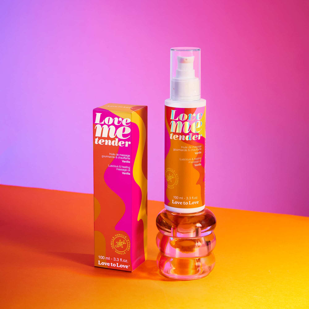 Love to Love Love Me Tender Heating Massage Oil Vanilla, alternate view