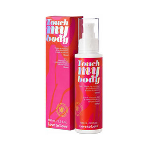 Love to Love Touch My Body 2-in-1 Massage Fluid & Intimate Lubricant 3.3 oz