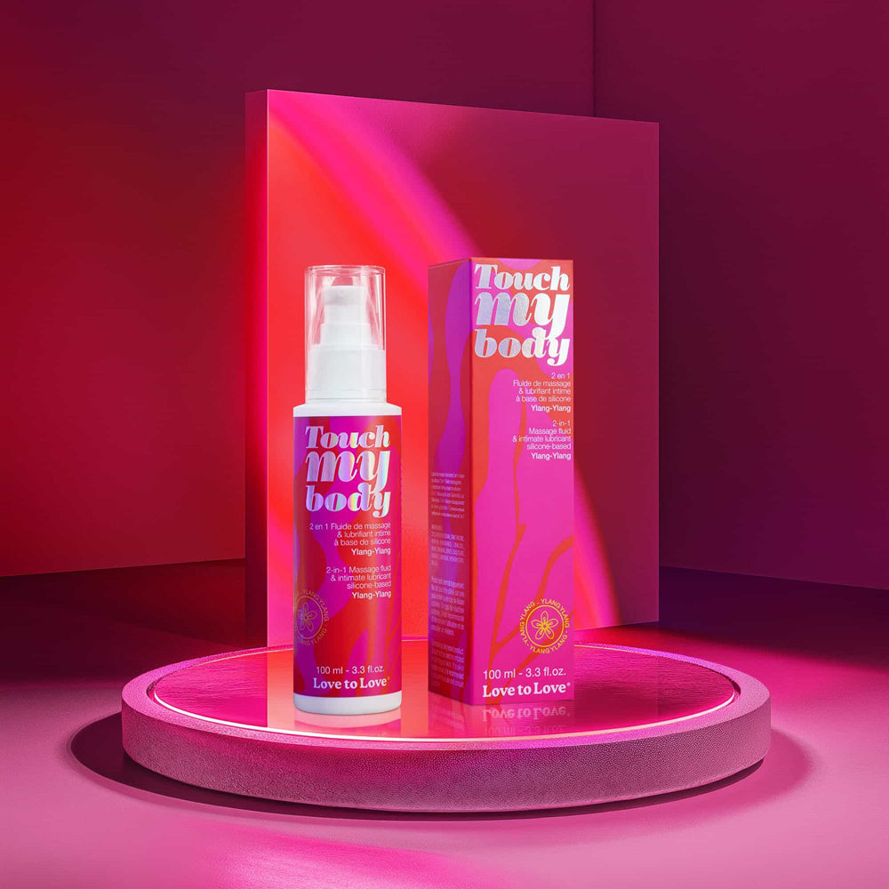 Love to Love Touch My Body 2-in-1 Massage Fluid Ylang-Ylang, alternate view