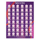 Love to Love Chasing Memories Scratch Off Intimate Bucket List, poster front with 48 scratch-off squares