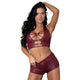 Lust Fetish Thalia Burgundy L/XL