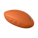We-Vibe Temp Lay-On Vibrator – Tangerine, angled view