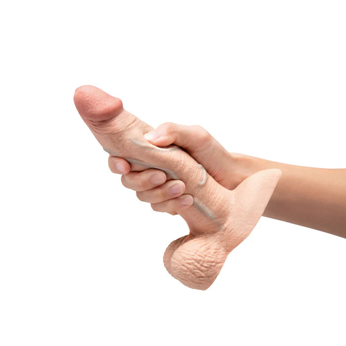 b-Vibe Slipskin Realistic Silicone Dildo Girthy
