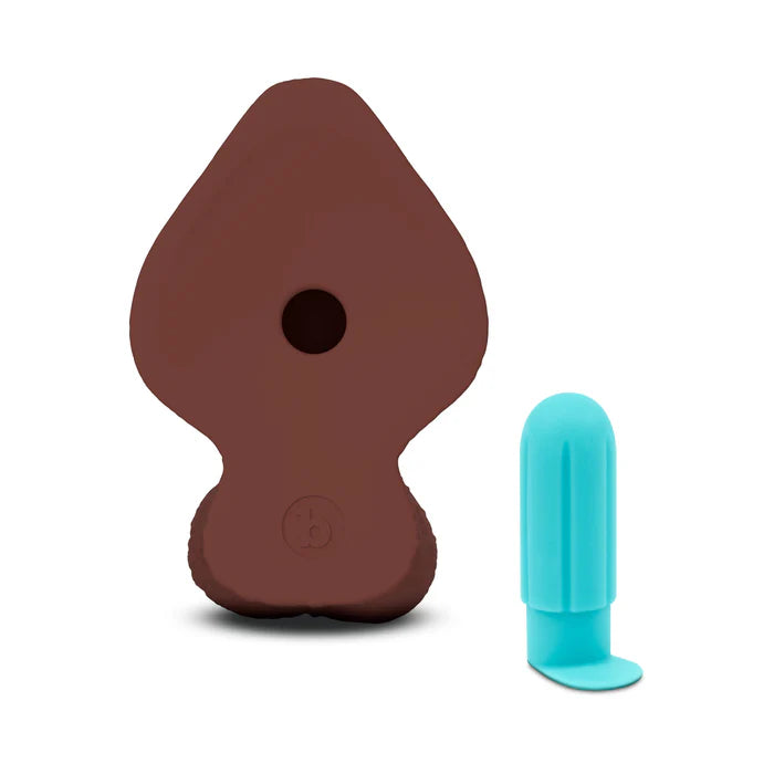 b-Vibe Slipskin Realistic Silicone Dildo Girthy
