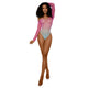 Dreamgirl Ombre Net Bodystocking Tropical Sky O/S