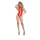 Dreamgirl Crotchless Peek-A-Boo Madame Teddy Red O/S