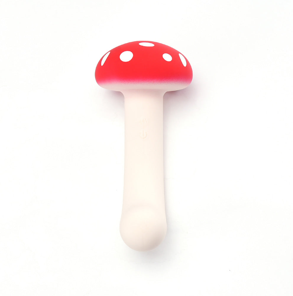 Alice liquid silicone flex shaft mushroom vibrator