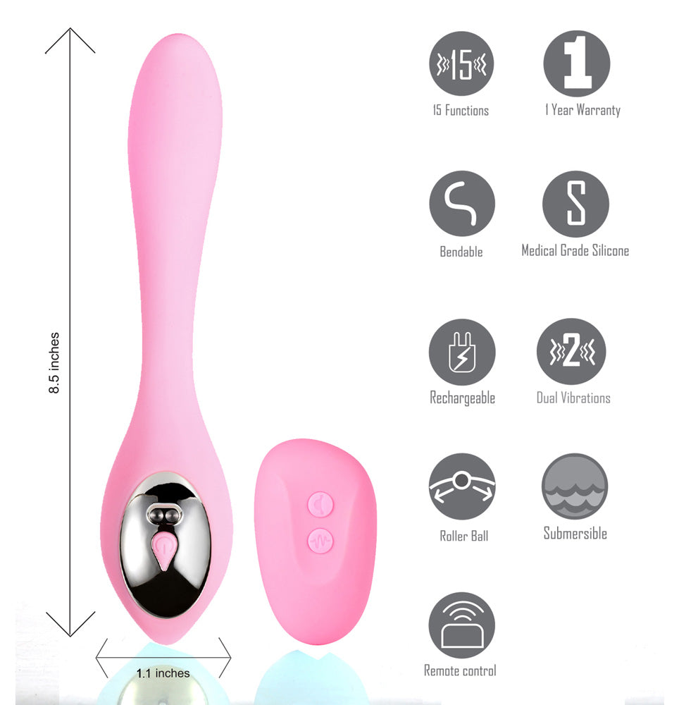 Harmonie bendable dual vibrator additional view