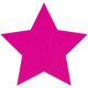 Candyland Teardrop Tri Top in Hot Pink, color swatch