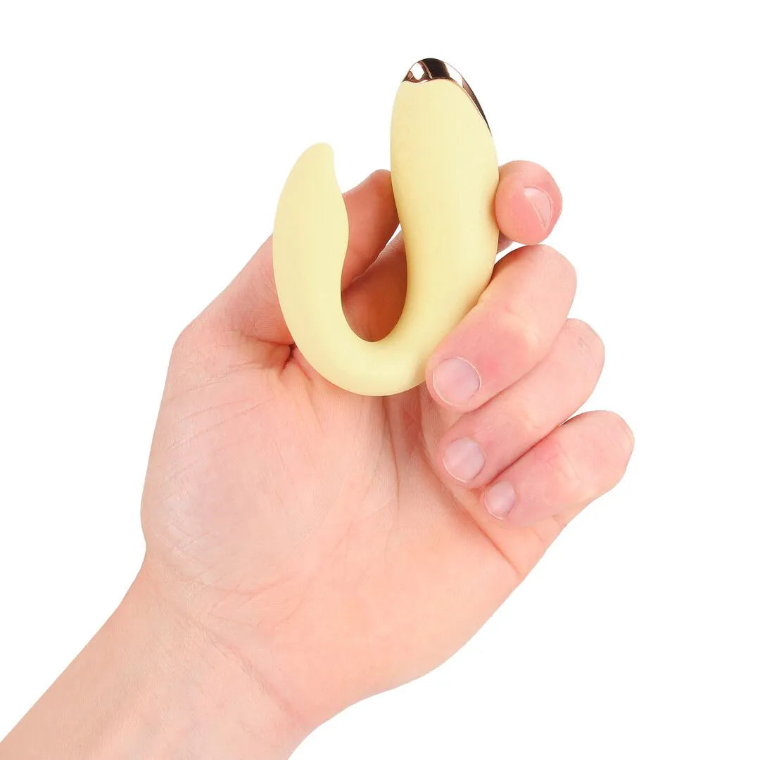 LoveLine Daydream AirTapTech Rechargeable Vibrator Yellow