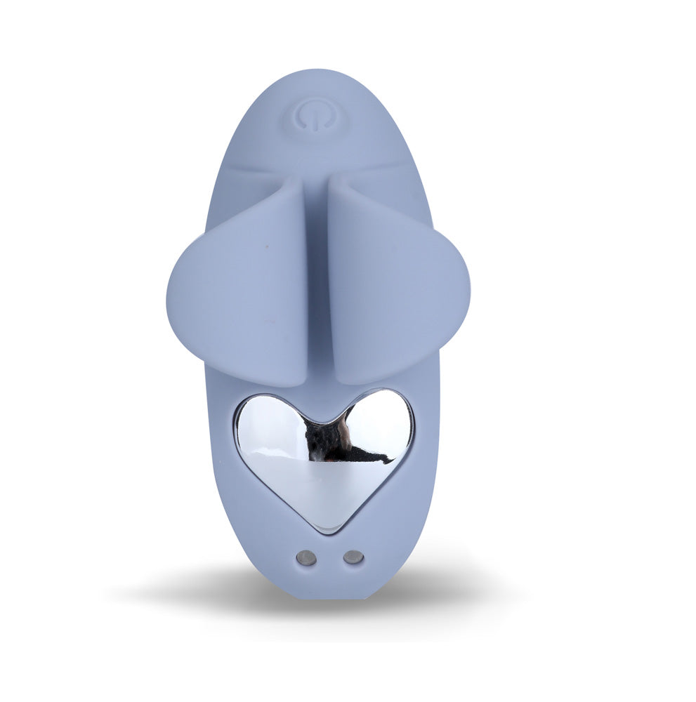 Kiko purple vibrating silicone finger massager