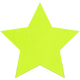 Candyland Crystal Star Set in Neon Yellow, color swatch