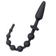 Sorra double ended anal plug and anal beads in silicone