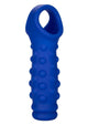 Blue Admiral Liquid Silicone Beaded Extension, front view