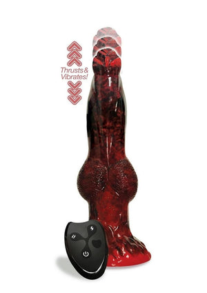 Alien Nation Fire Dragon Silicone Thrusting Dildo with Remote