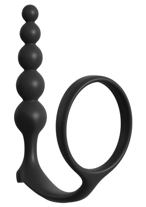 Anal Fantasy Ass-Gasm Silicone Cock Ring Anal Beads