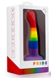 Avant Pride P1 Freedom Silicone Dildo, retail packaging