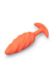 b-Vibe Swirl Textured Silicone Vibrating Plug