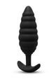 b-Vibe Twist Texture Silicone Vibrating Plug