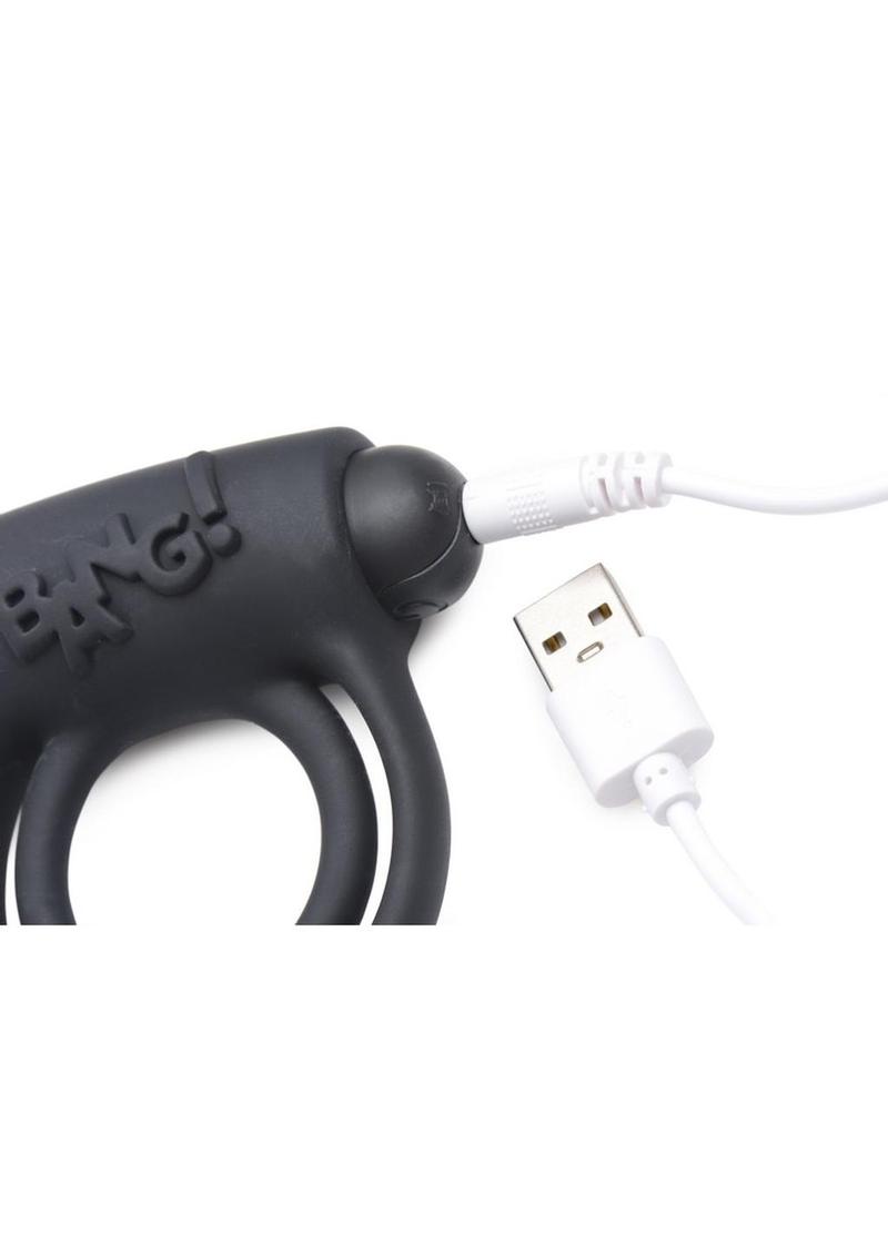 Bang! Silicone Cock Ring and Bullet