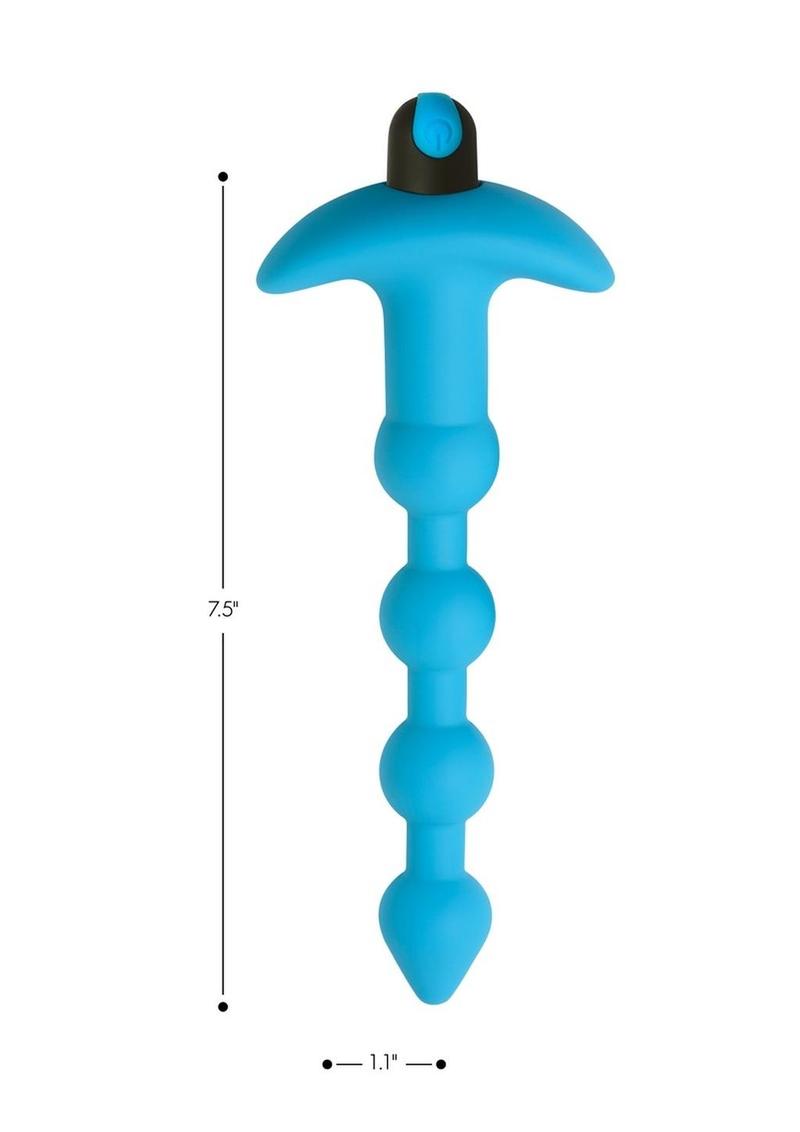Bang! Vibrating Silicone Anal Beads with Remote Control