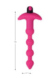 Bang! Vibrating Silicone Anal Beads with Remote Control