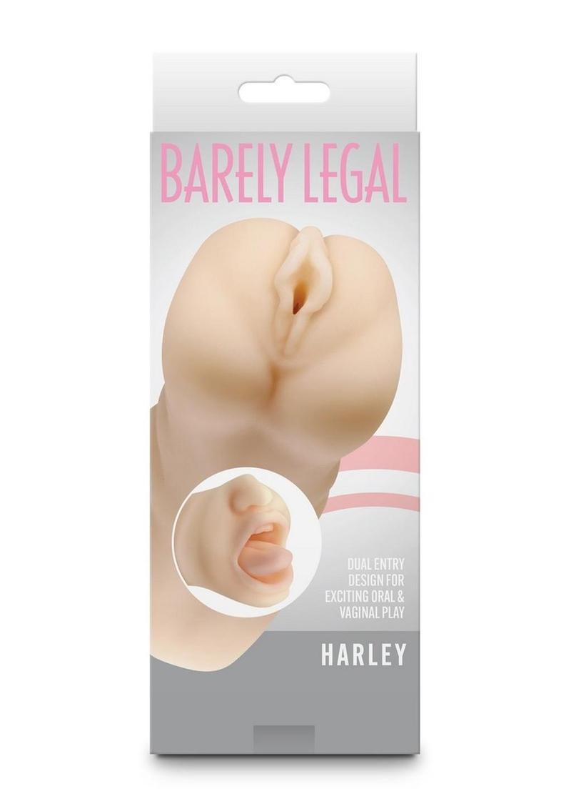 Barely Legal Harley Dual End Pussy and Mouth Stroker Masturbator