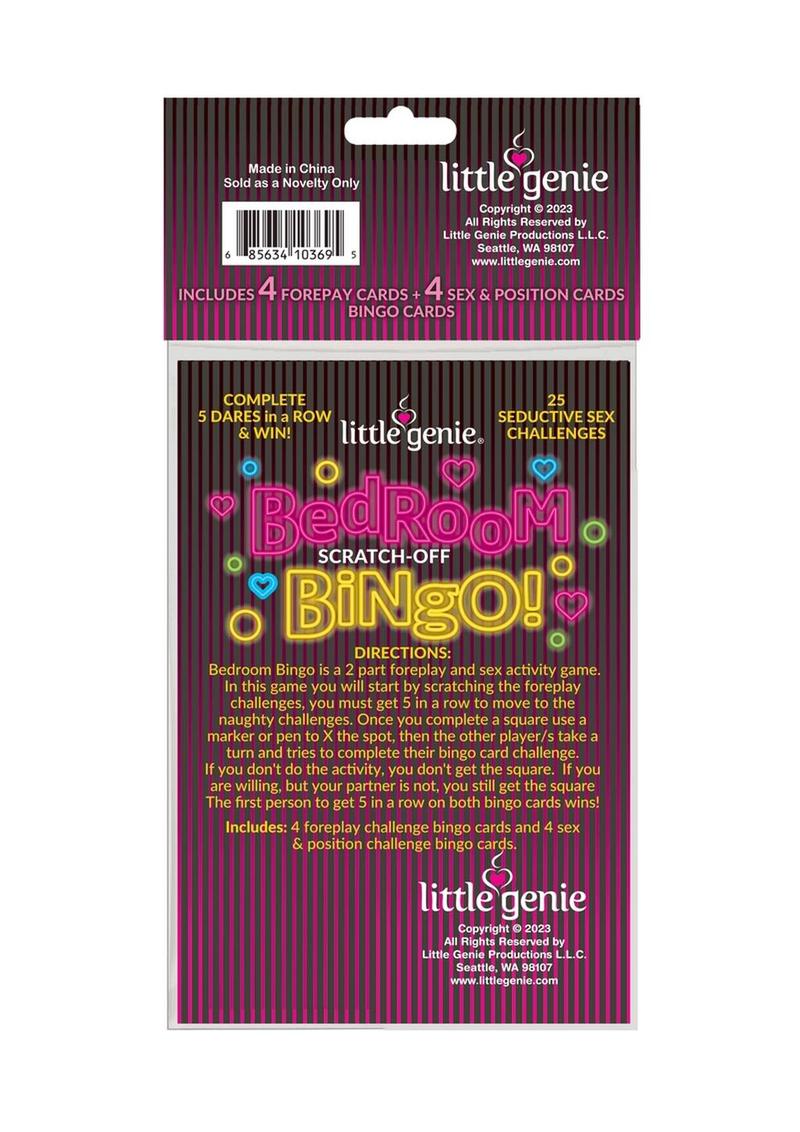 Bedroom Bingo Couples Foreplay and Sex Game