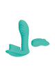 Blaze Remote Control Satisfier Silicone Dual Mini Vibrator