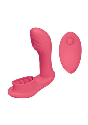 Blaze Remote Control Satisfier Silicone Dual Mini Vibrator