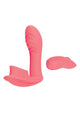 Blaze Remote Control Satisfier Silicone Dual Mini Vibrator