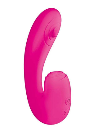 Blaze Suction Thumper Silicone Dual Stimulation Vibrator