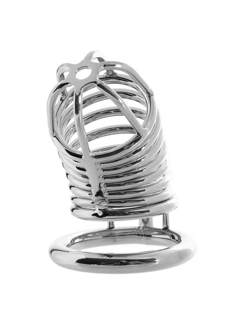 Blue Line Deluxe Chastity Cage Stainless Steel
