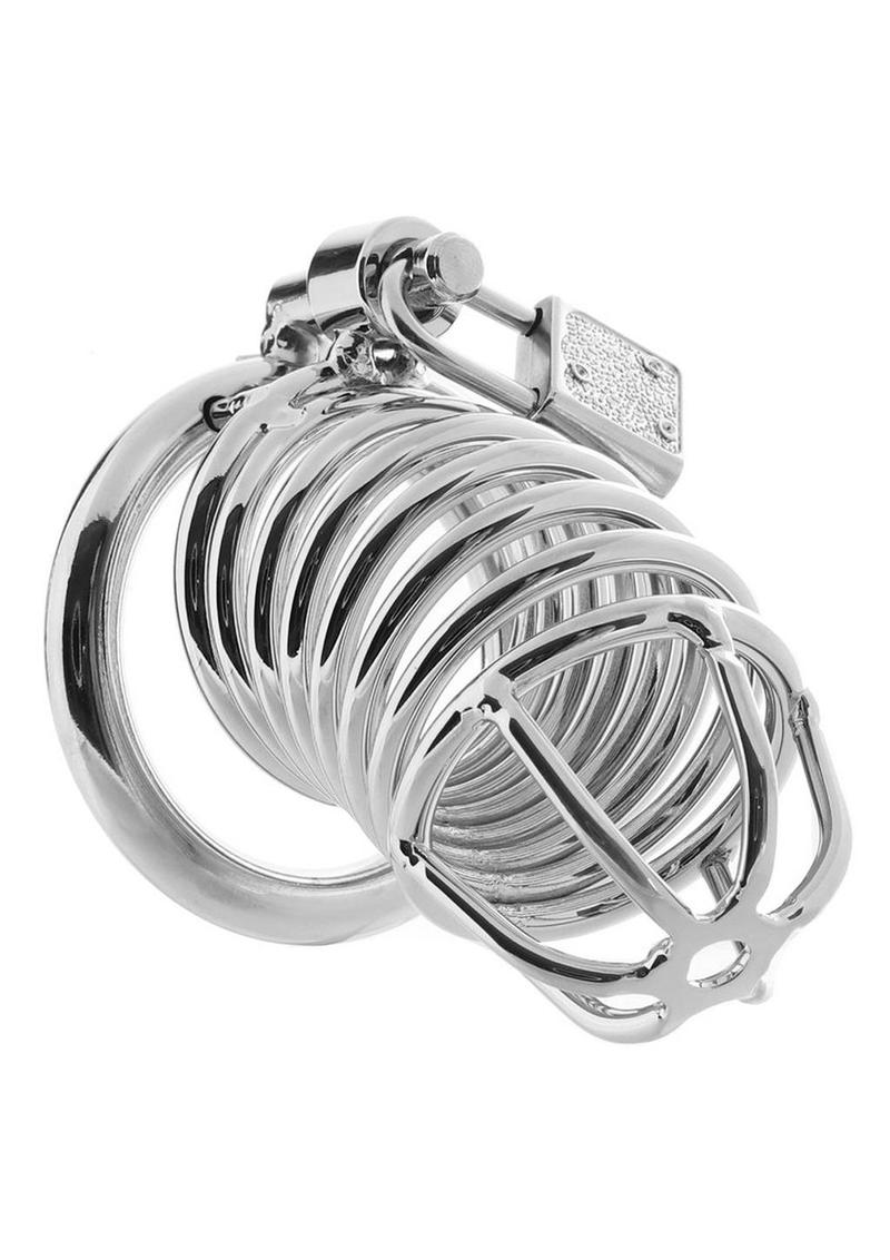 Blue Line Deluxe Chastity Cage Stainless Steel