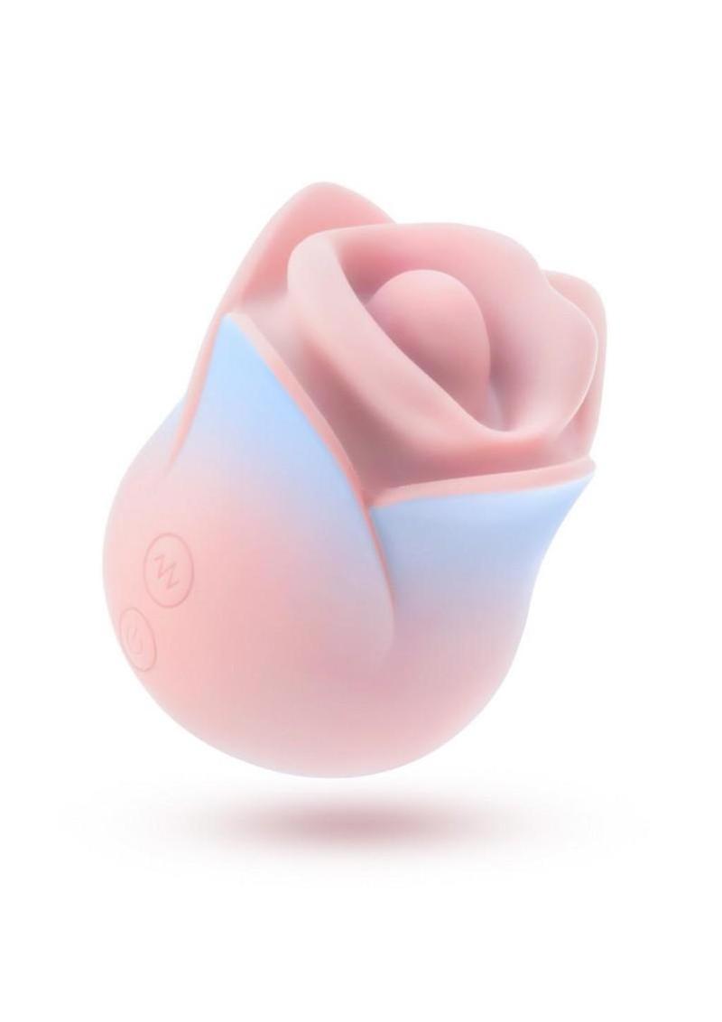 Blush Collection Kissing Rose Silicone Clitoral Stimulator
