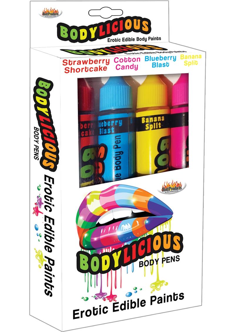 Bodylicious Edible Body Pens – packaging