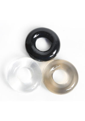 Boneyard Triple Play Stackable Bulge Cock Rings 3pc Set