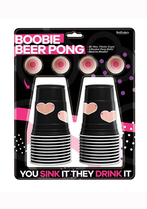 Boobie Beer Pong Game Party Set