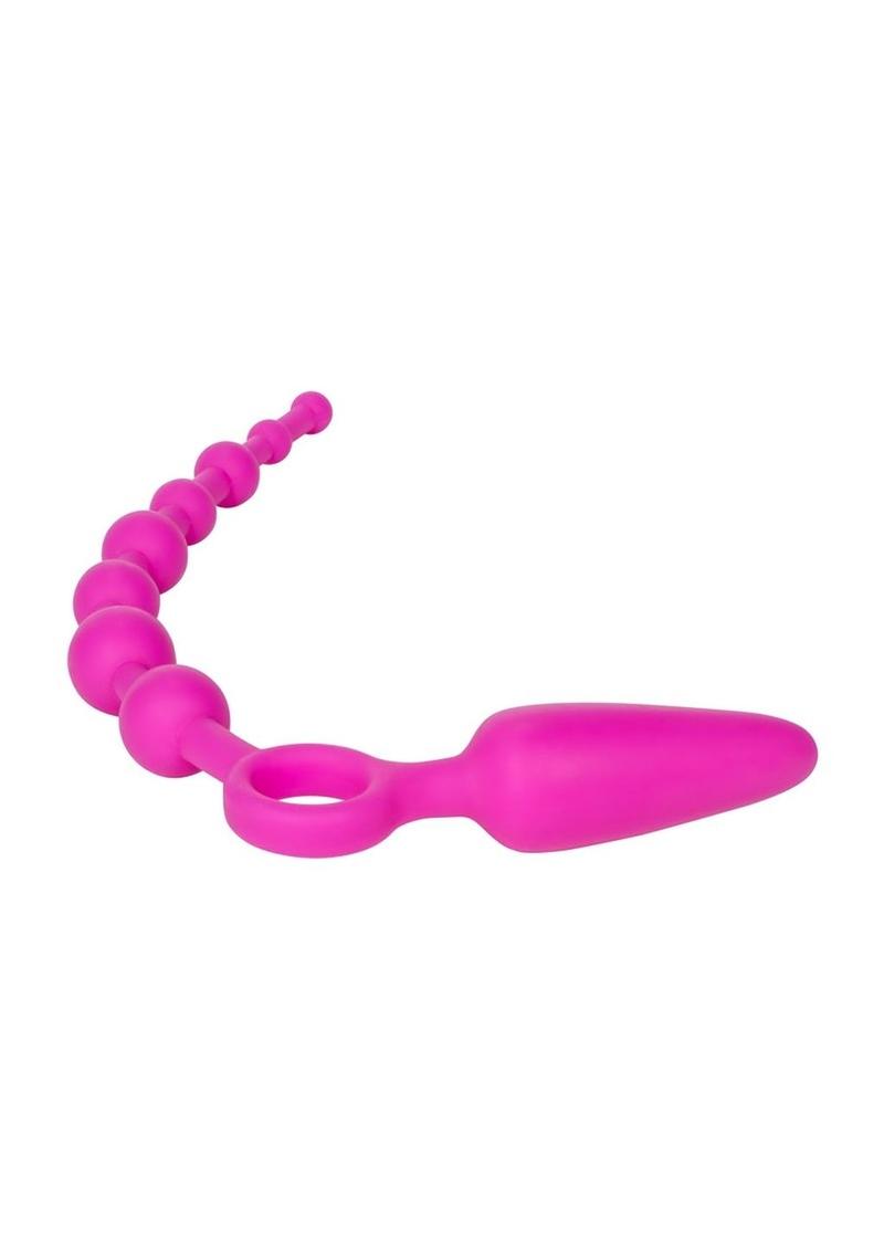 Booty Call Double Dare Silicone Vibrating Butt Plug Set